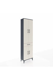 Arges Dolap 4 Raflı Tek Çekmeceli 4 Kapaklı 60x30x221 - S29M191V4A