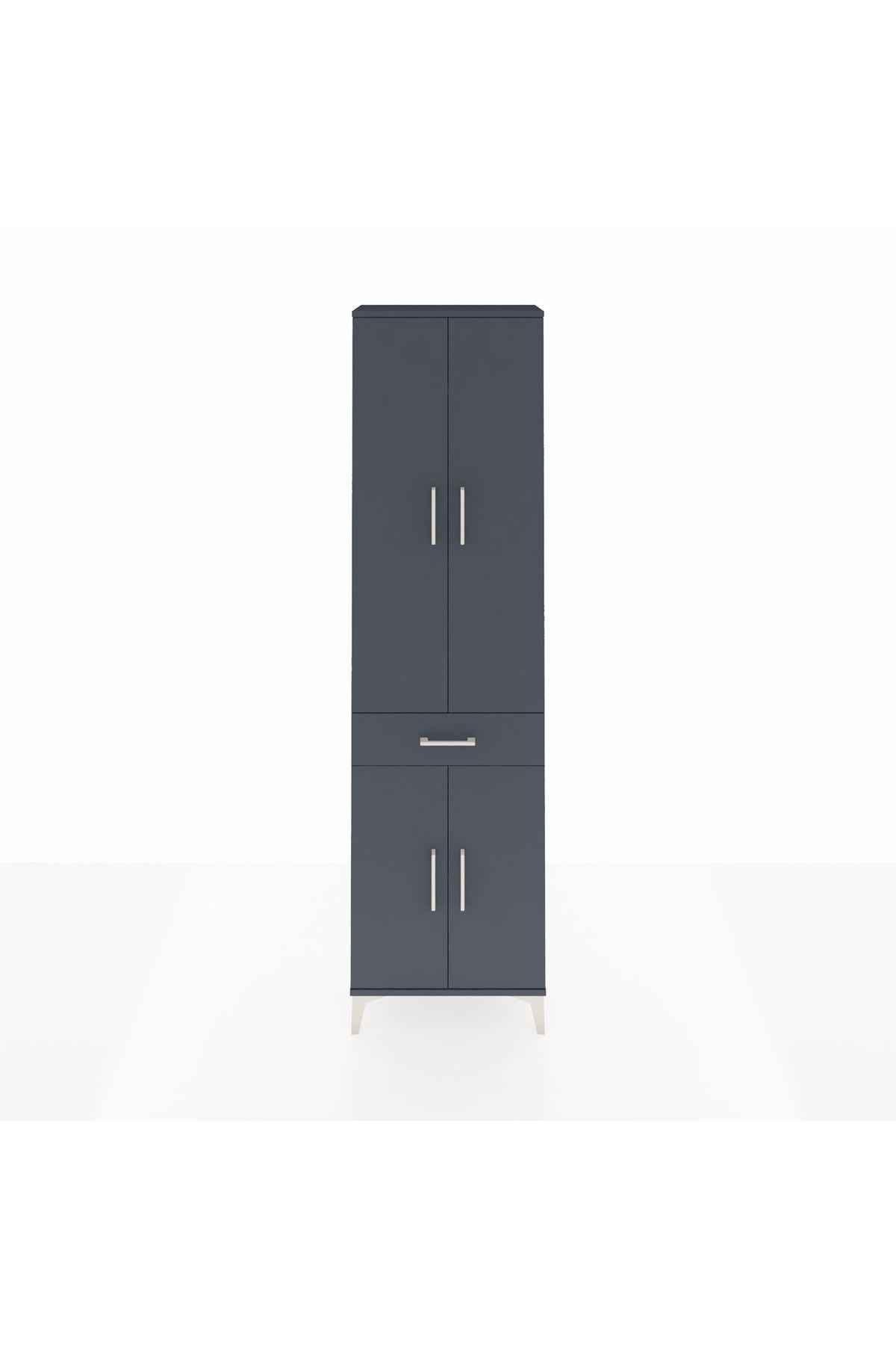 Arges Dolap 4 Raflı Tek Çekmeceli 4 Kapaklı 60x30x221 - S29M191V5A