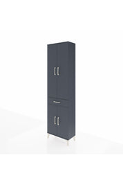 Arges Dolap 4 Raflı Tek Çekmeceli 4 Kapaklı 60x30x221 - S29M191V5A