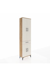 Arges Dolap 4 Raflı Tek Çekmeceli 4 Kapaklı 60x30x221 - S29M191V7A