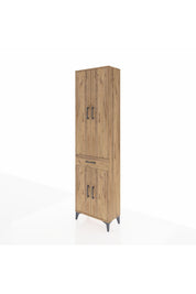 Arges Dolap 4 Raflı Tek Çekmeceli 4 Kapaklı 60x30x221 - S29M191V9A
