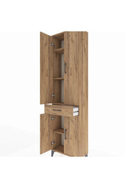 Arges Dolap 4 Raflı Tek Çekmeceli 4 Kapaklı 60x30x221 - S29M191V9A