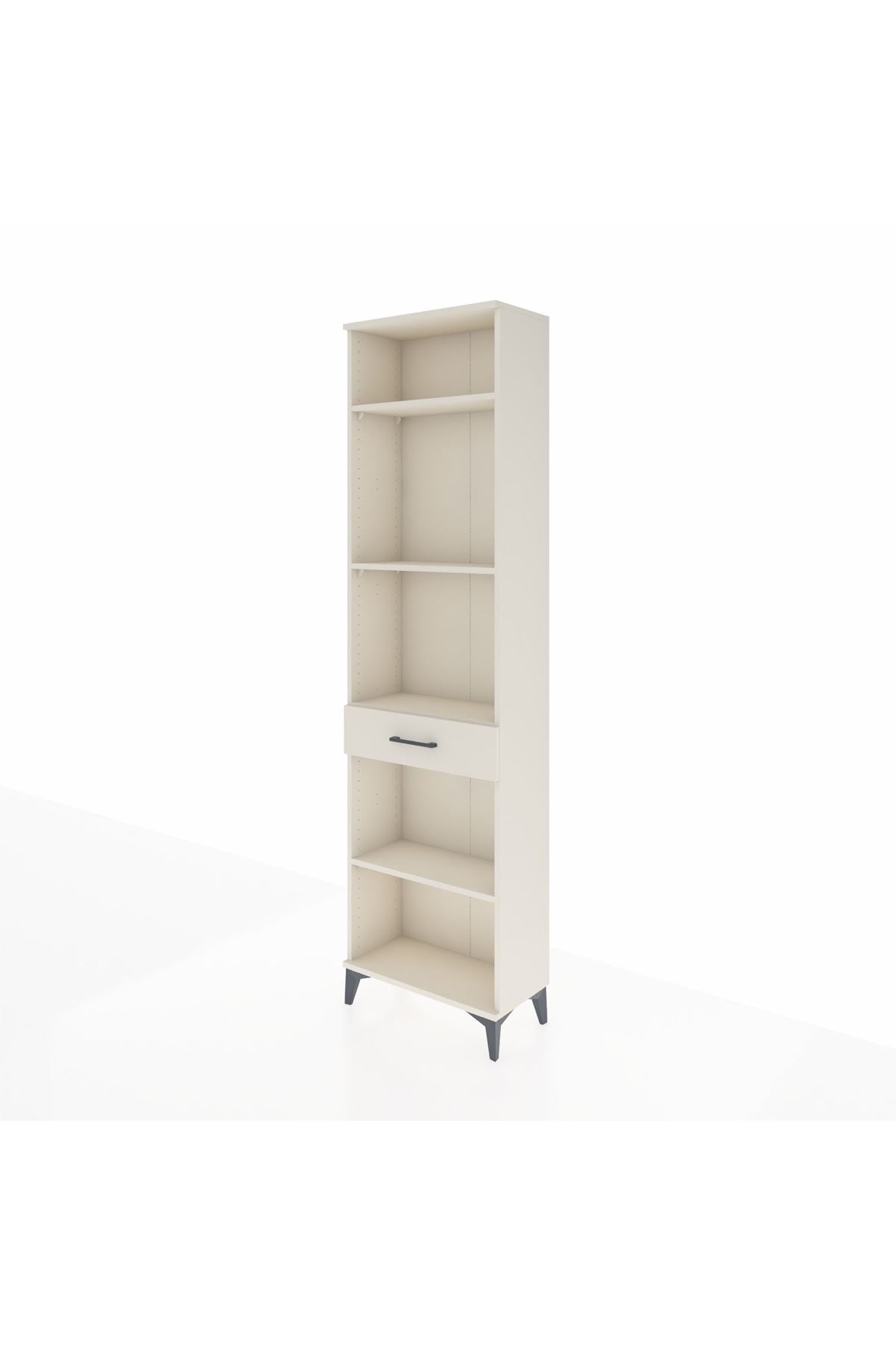 Arges Dolap 4 Raflı Tek Çekmeceli 60x30x221 - S29M192V1A