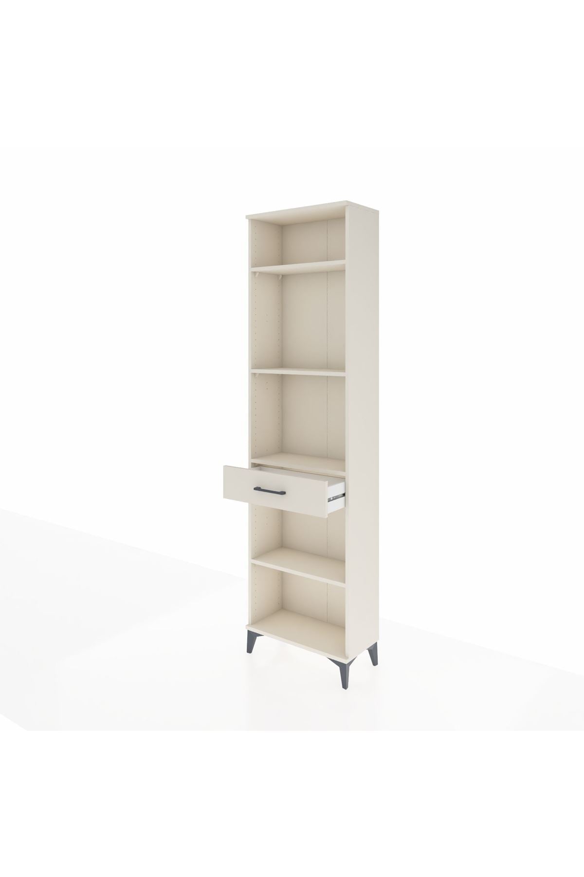 Arges Dolap 4 Raflı Tek Çekmeceli 60x30x221 - S29M192V1A