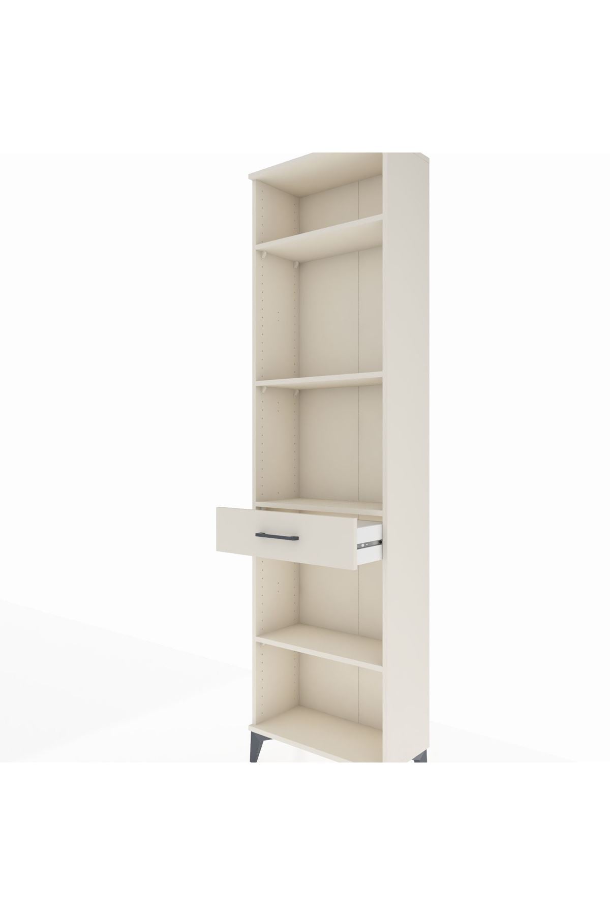Arges Dolap 4 Raflı Tek Çekmeceli 60x30x221 - S29M192V1A