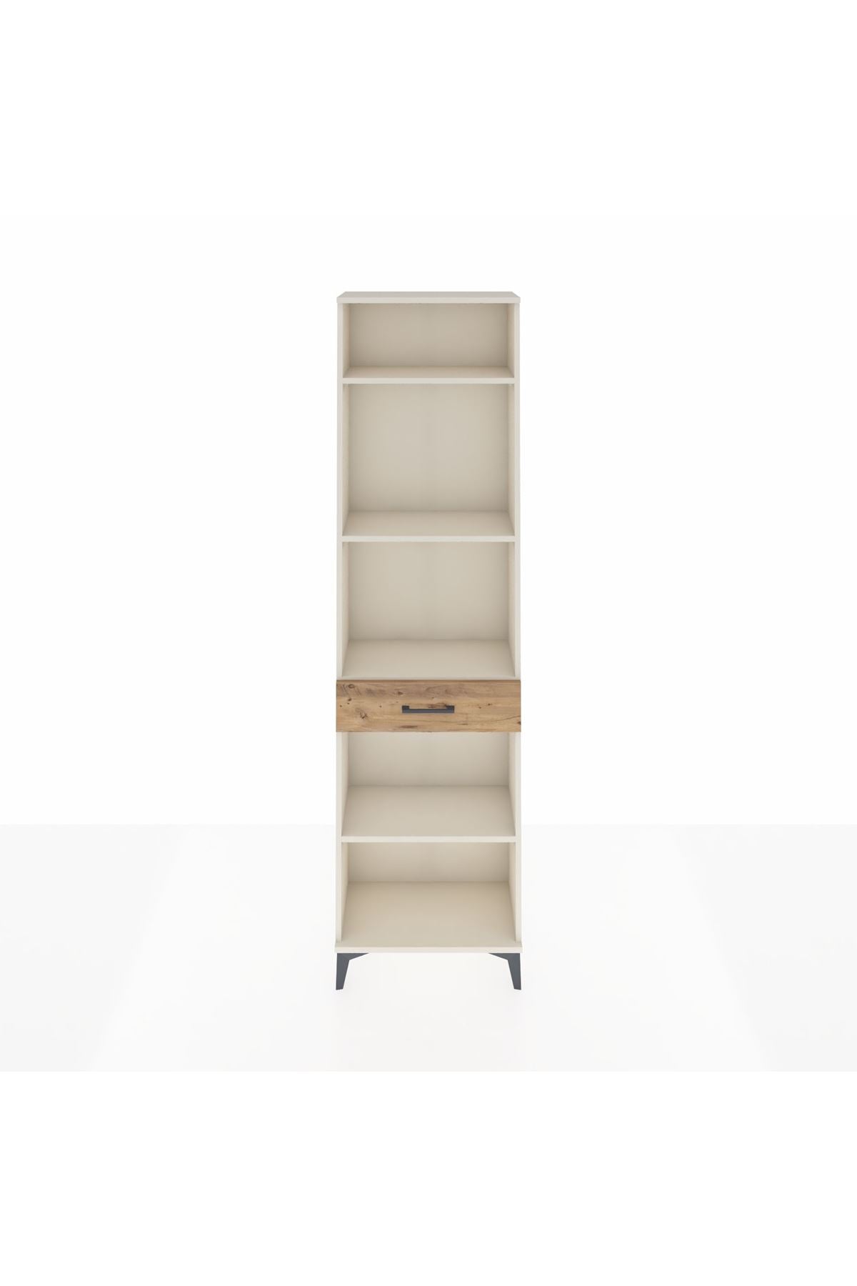 Arges Dolap 4 Raflı Tek Çekmeceli 60x30x221 - S29M192V3A