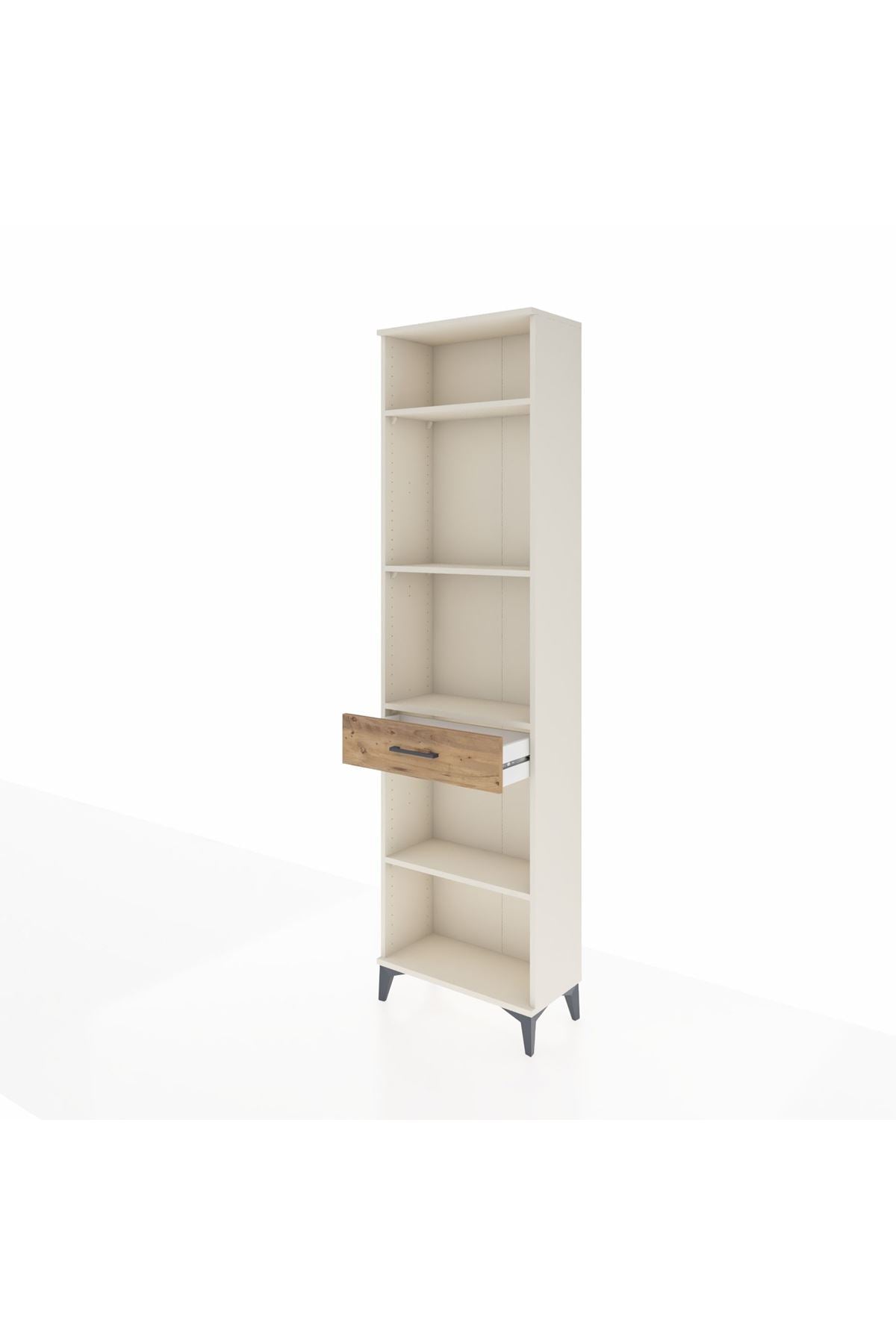 Arges Dolap 4 Raflı Tek Çekmeceli 60x30x221 - S29M192V3A
