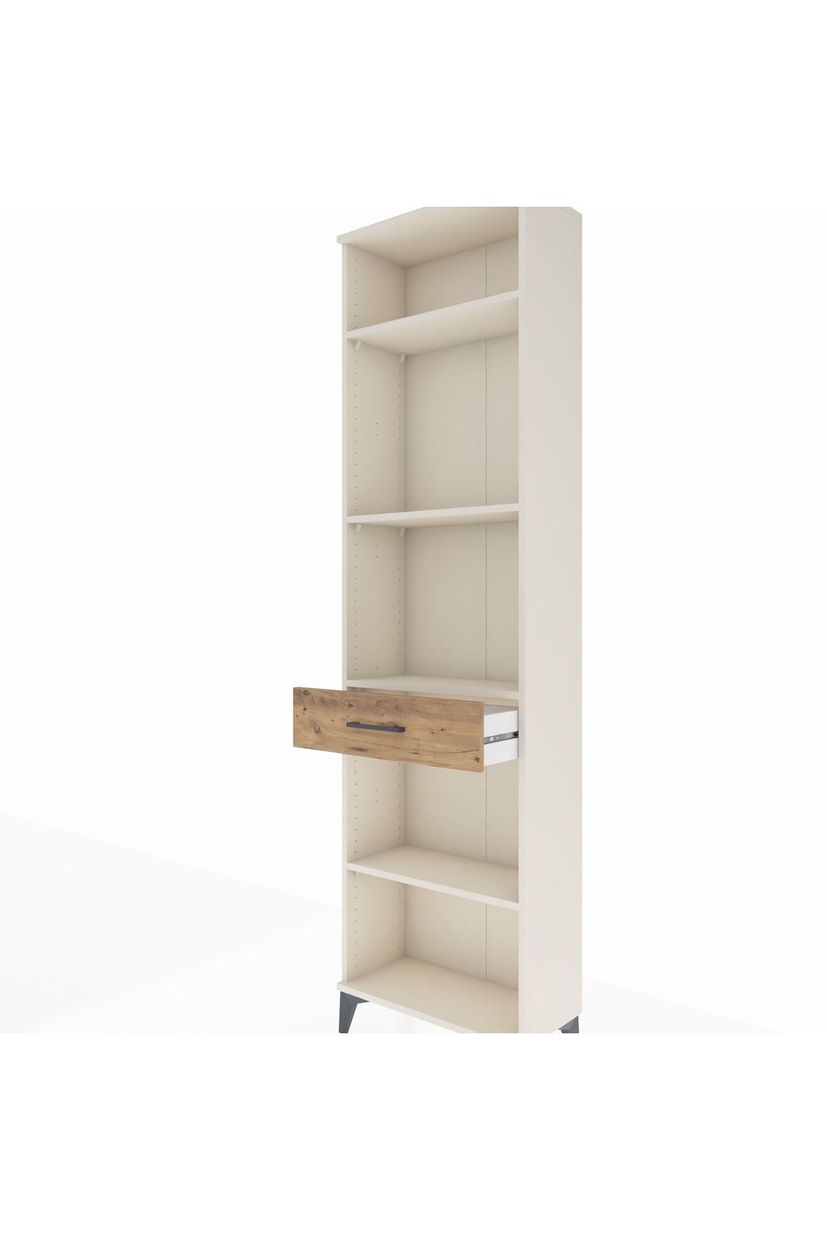 Arges Dolap 4 Raflı Tek Çekmeceli 60x30x221 - S29M192V3A