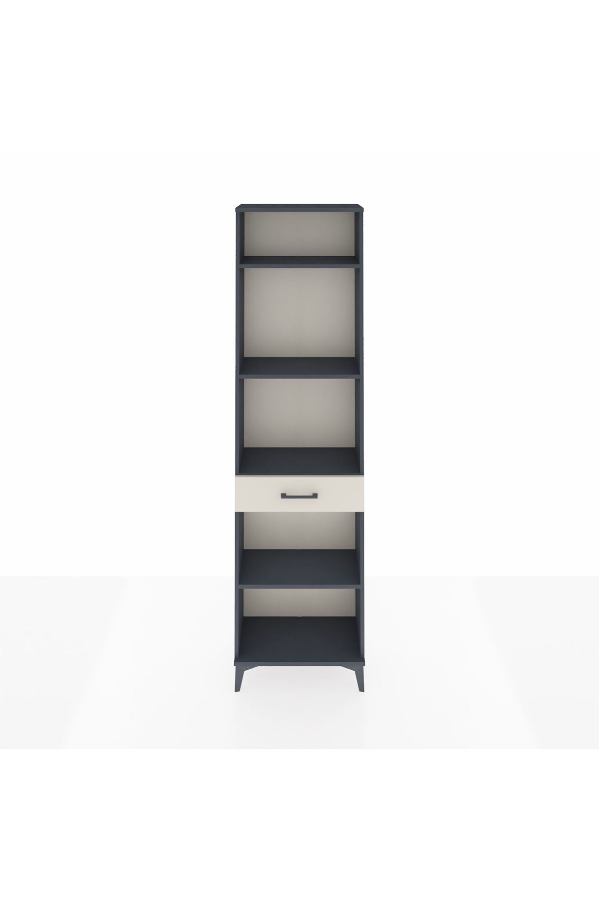 Arges Dolap 4 Raflı Tek Çekmeceli 60x30x221 - S29M192V4A