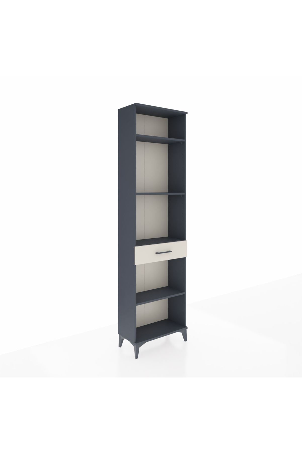 Arges Dolap 4 Raflı Tek Çekmeceli 60x30x221 - S29M192V4A