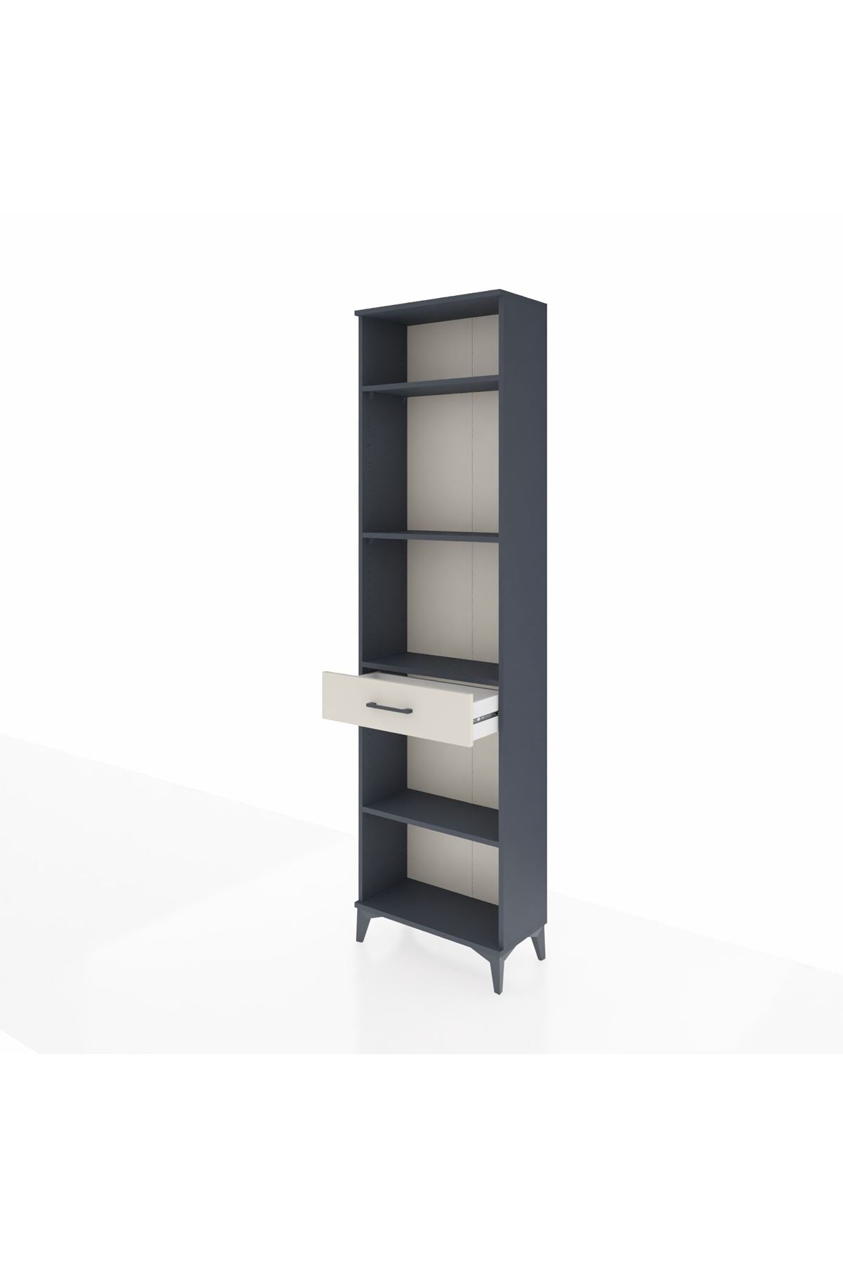 Arges Dolap 4 Raflı Tek Çekmeceli 60x30x221 - S29M192V4A