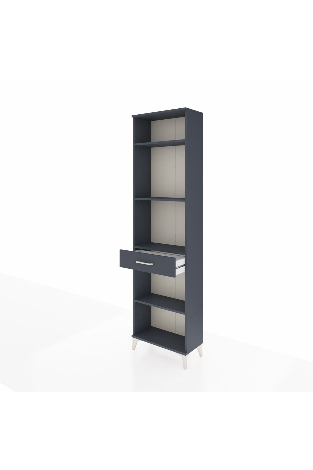 Arges Dolap 4 Raflı Tek Çekmeceli 60x30x221 - S29M192V5A