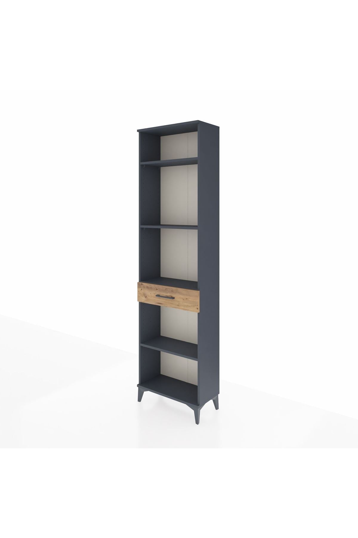 Arges Dolap 4 Raflı Tek Çekmeceli 60x30x221 - S29M192V6A
