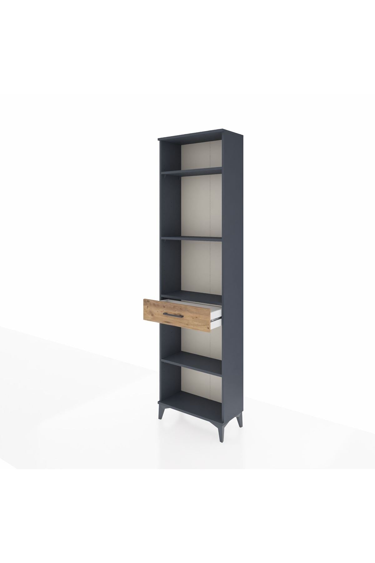 Arges Dolap 4 Raflı Tek Çekmeceli 60x30x221 - S29M192V6A
