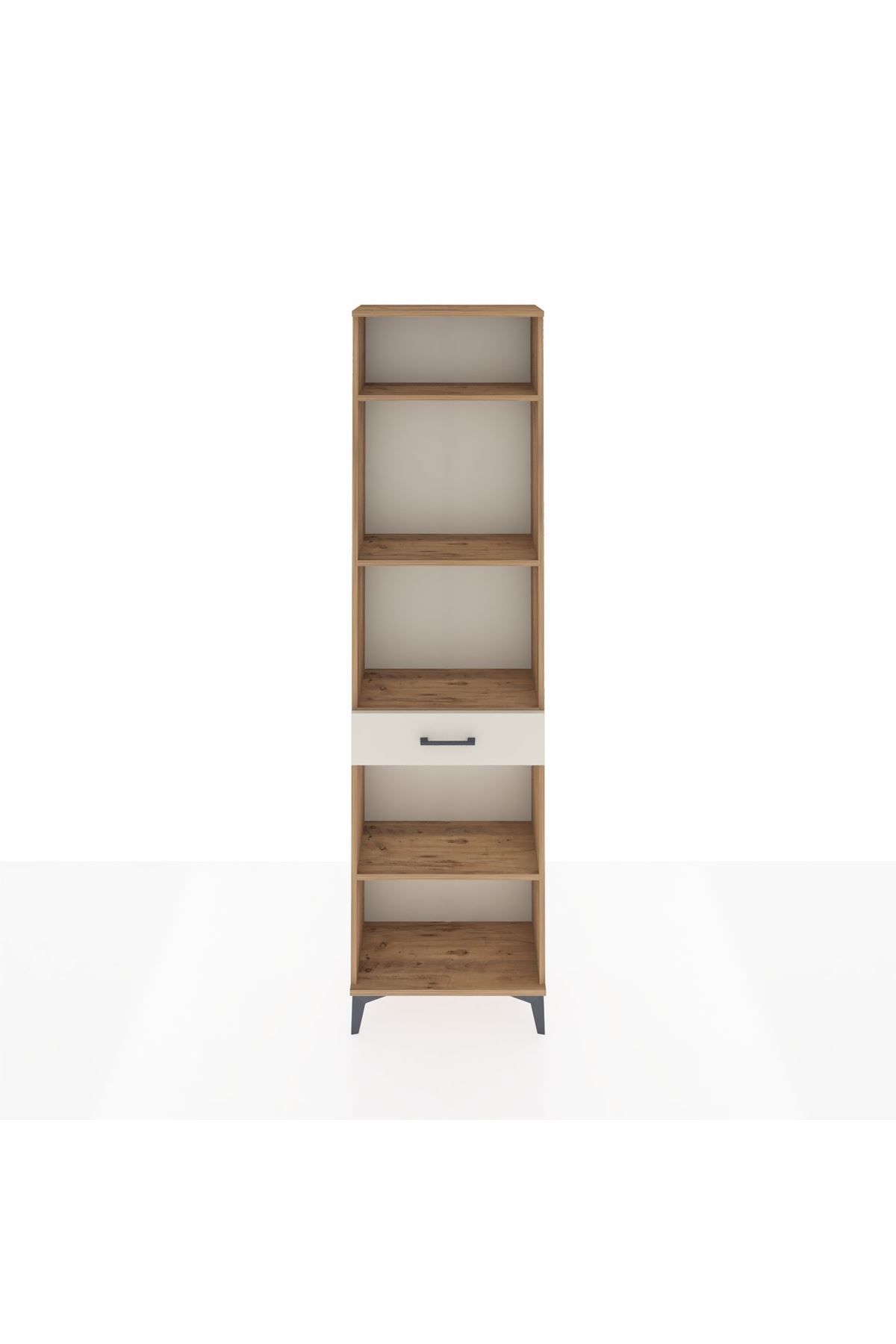 Arges Dolap 4 Raflı Tek Çekmeceli 60x30x221 - S29M192V7A