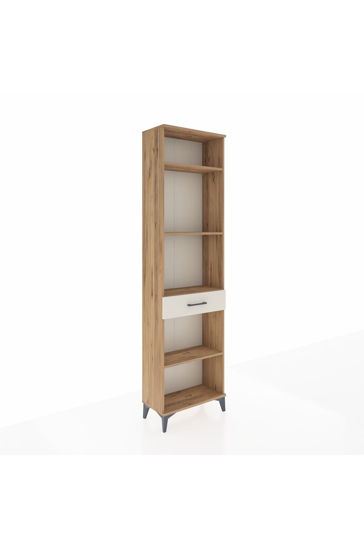 Arges Dolap 4 Raflı Tek Çekmeceli 60x30x221 - S29M192V7A