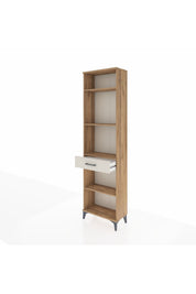 Arges Dolap 4 Raflı Tek Çekmeceli 60x30x221 - S29M192V7A