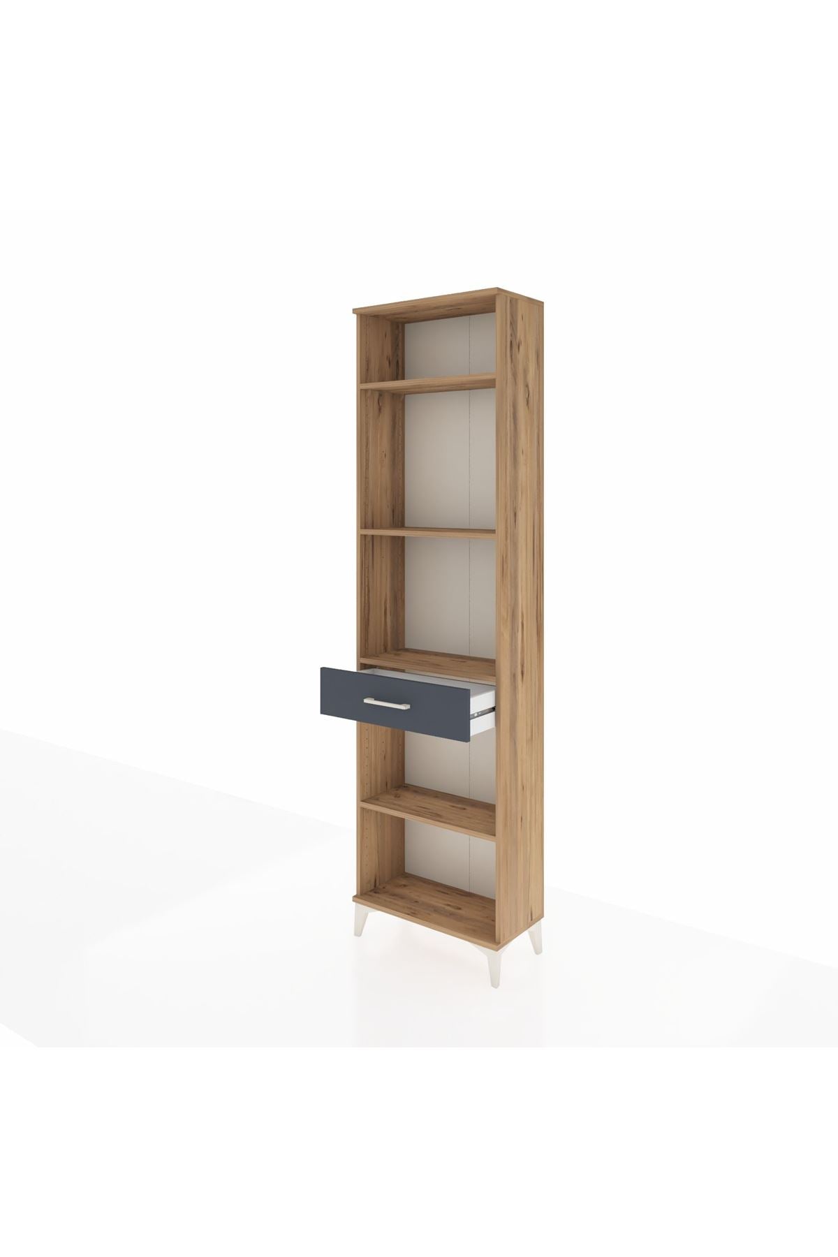 Arges Dolap 4 Raflı Tek Çekmeceli 60x30x221 - S29M192V8A