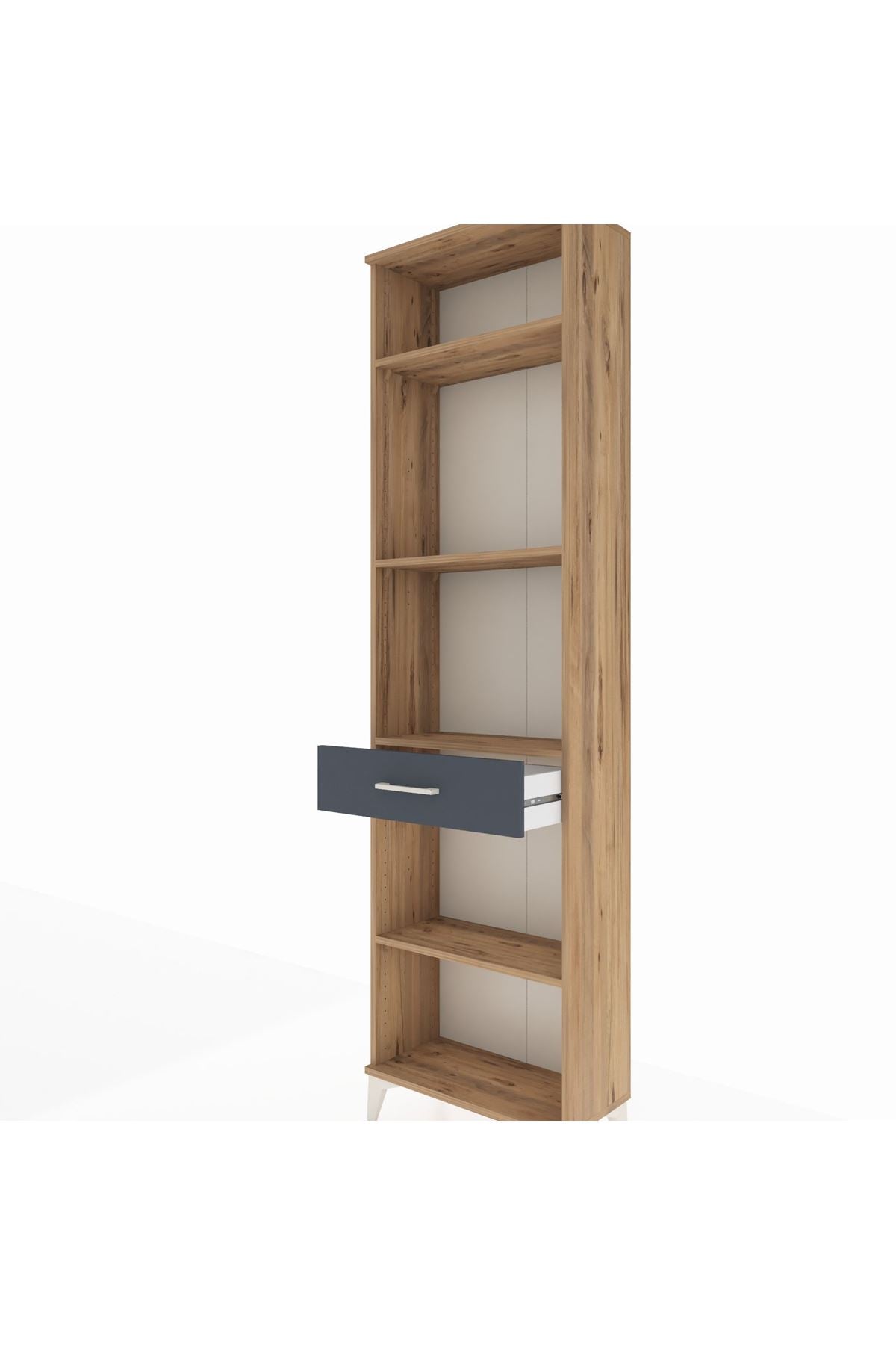Arges Dolap 4 Raflı Tek Çekmeceli 60x30x221 - S29M192V8A