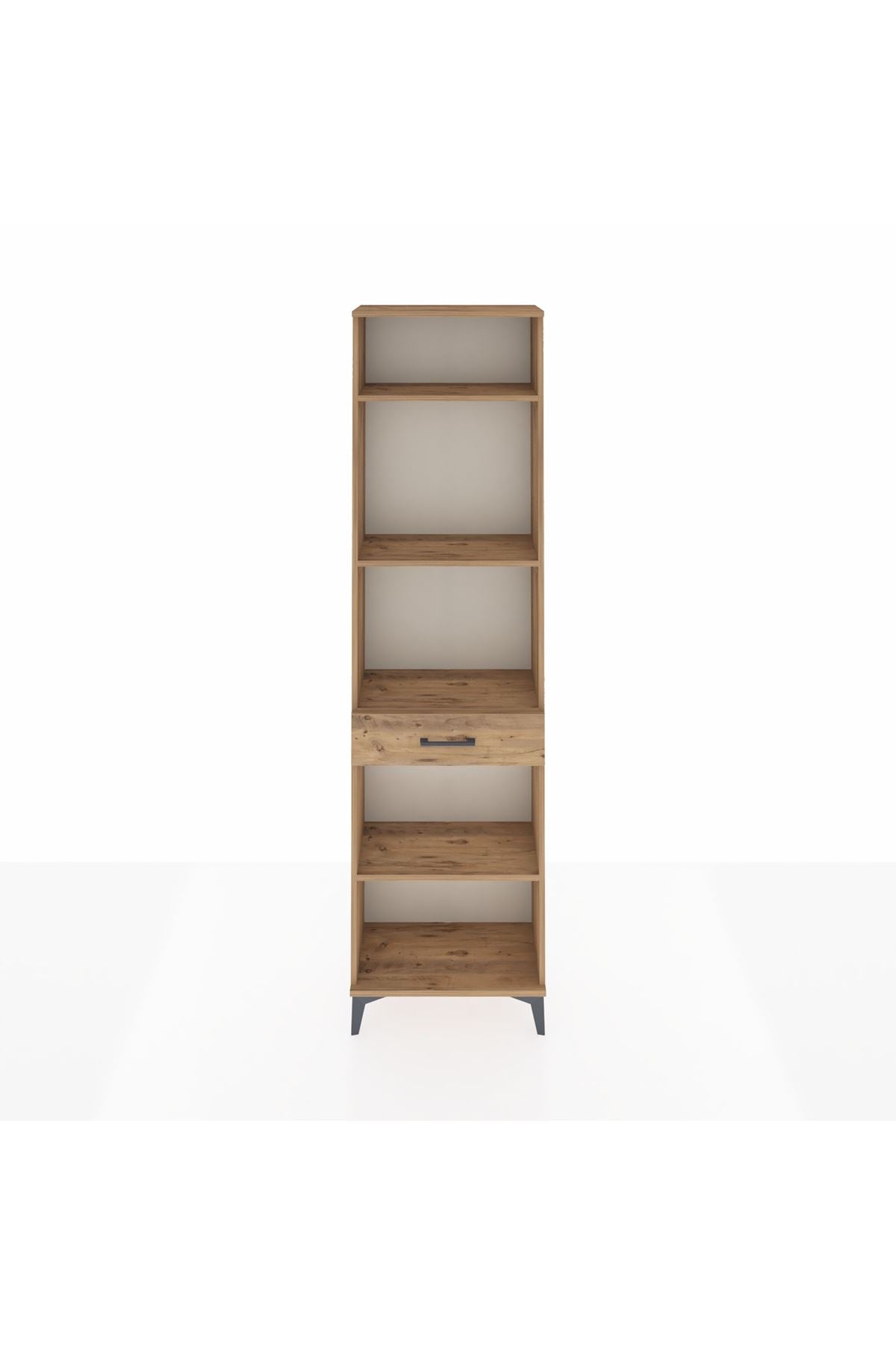 Arges Dolap 4 Raflı Tek Çekmeceli 60x30x221 - S29M192V9A