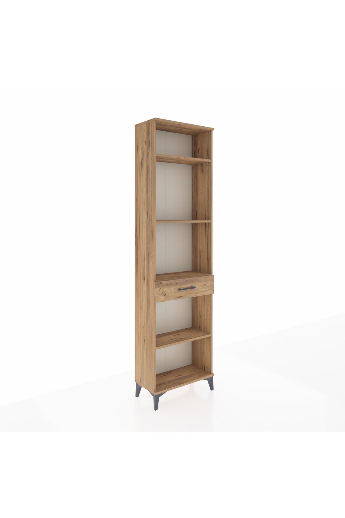 Arges Dolap 4 Raflı Tek Çekmeceli 60x30x221 - S29M192V9A