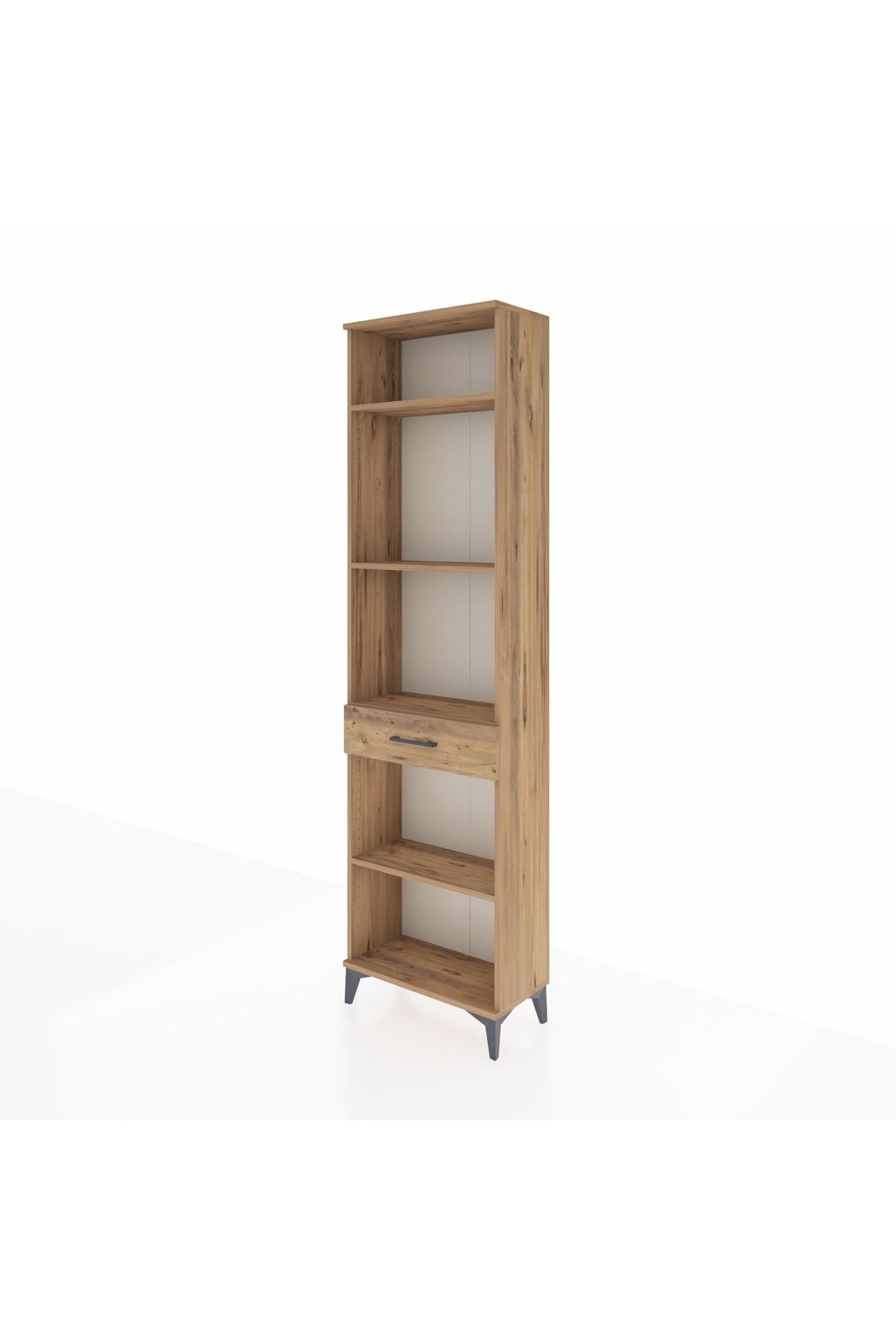 Arges Dolap 4 Raflı Tek Çekmeceli 60x30x221 - S29M192V9A