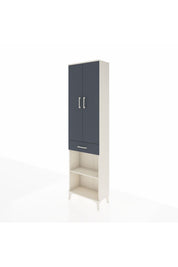 Arges Dolap 3 Raflı Tek Çekmeceli Tek Askılı 60x30x221 - S29M193V2A
