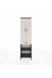 Arges Dolap 3 Raflı Tek Çekmeceli Tek Askılı 60x30x221 - S29M193V4A