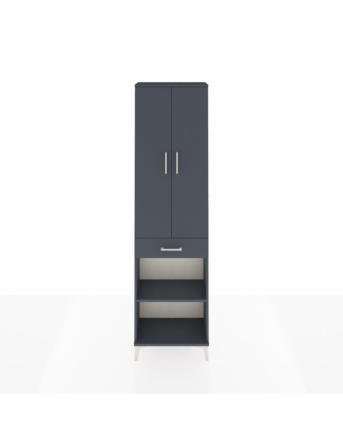 Arges Dolap 3 Raflı Tek Çekmeceli Tek Askılı 60x30x221 - S29M193V5A
