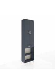 Arges Dolap 3 Raflı Tek Çekmeceli Tek Askılı 60x30x221 - S29M193V5A