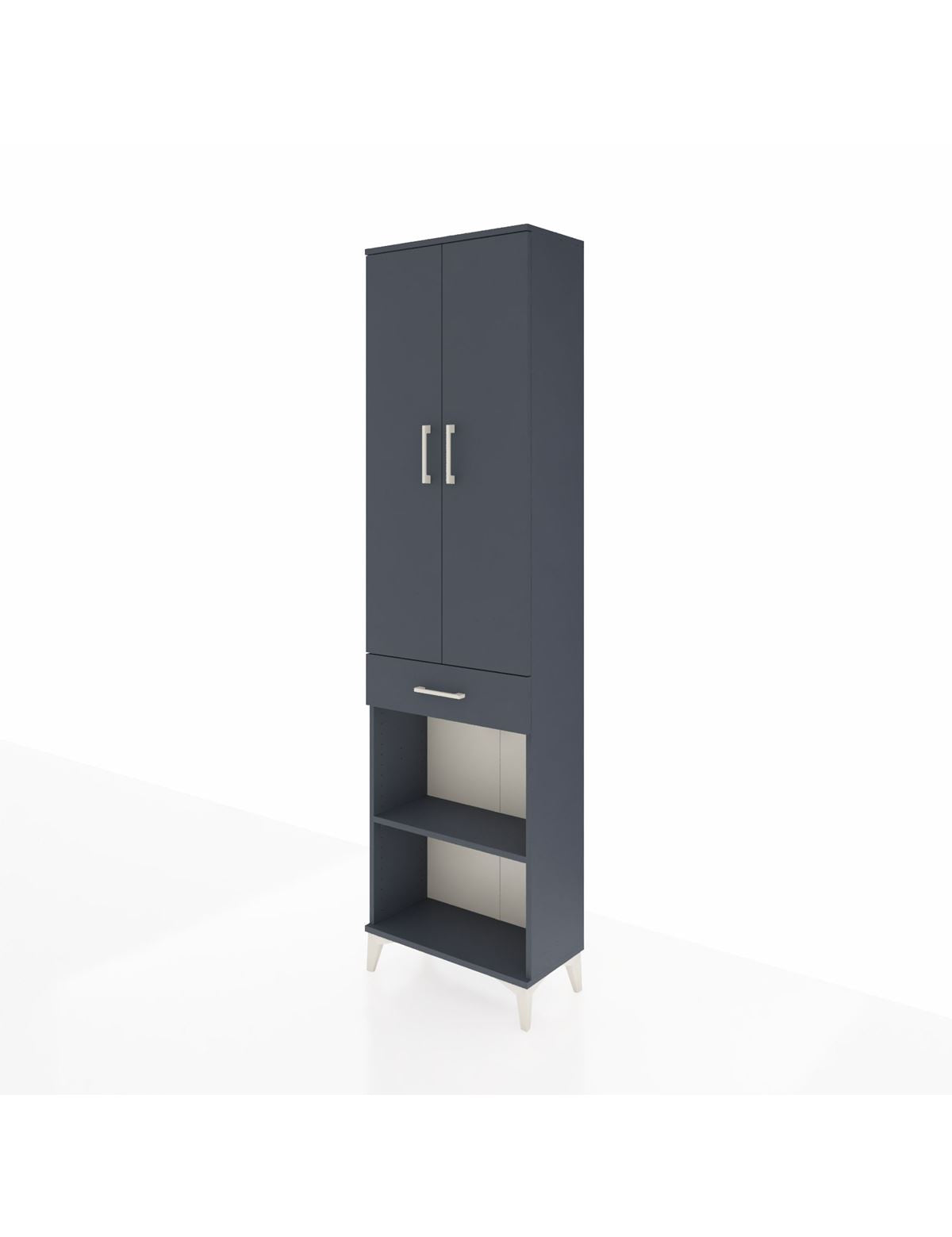 Arges Dolap 3 Raflı Tek Çekmeceli Tek Askılı 60x30x221 - S29M193V5A