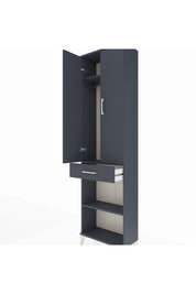 Arges Dolap 3 Raflı Tek Çekmeceli Tek Askılı 60x30x221 - S29M193V5A