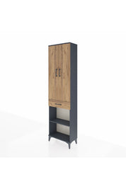 Arges Dolap 3 Raflı Tek Çekmeceli Tek Askılı 60x30x221 - S29M193V6A