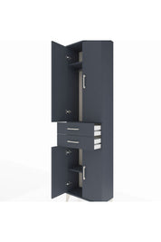 Arges Dolap 3 Raflı 2 Çekmeceli Tek Askılı 60x30x221 - S29M194V5A