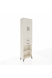Arges Dolap 3 Raflı 2 Çekmeceli Tek Askılı 60x30x221 - S29M195V1A