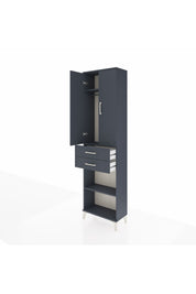 Arges Dolap 3 Raflı 2 Çekmeceli Tek Askılı 60x30x221 - S29M195V5A