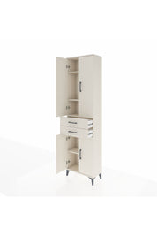 Arges Dolap 4 Raflı 2 Çekmeceli 4 Kapaklı 60x30x221 - S29M196V1A