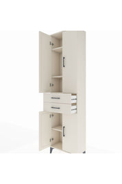Arges Dolap 4 Raflı 2 Çekmeceli 4 Kapaklı 60x30x221 - S29M196V1A