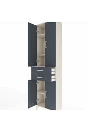 Arges Dolap 4 Raflı 2 Çekmeceli 4 Kapaklı 60x30x221 - S29M196V2A