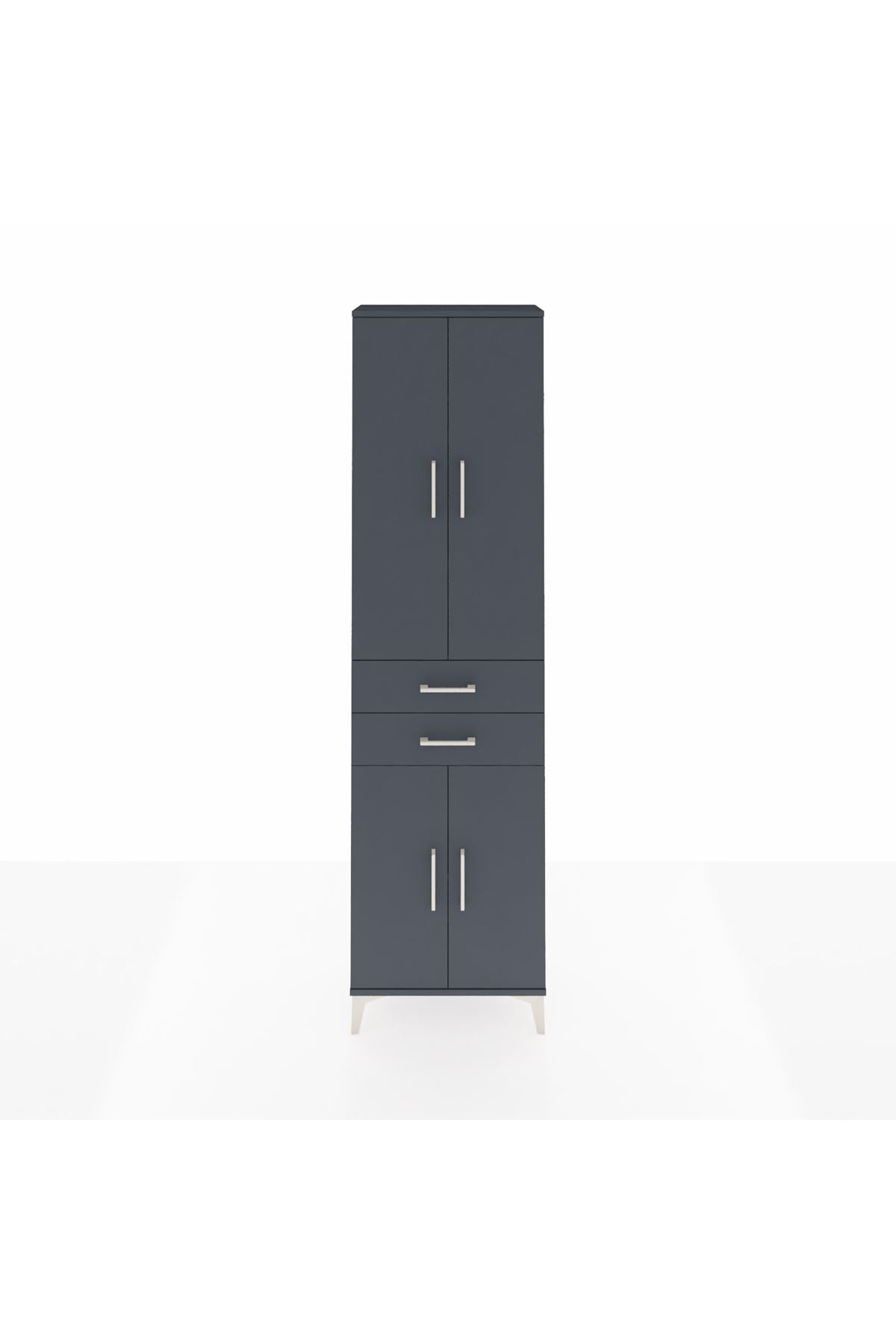 Arges Dolap 4 Raflı 2 Çekmeceli 4 Kapaklı 60x30x221 - S29M196V5A