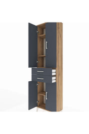 Arges Dolap 4 Raflı 2 Çekmeceli 4 Kapaklı 60x30x221 - S29M196V8A