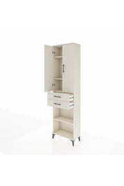 Arges Dolap 4 Raflı 2 Çekmeceli 2 Kapaklı 60x30x221 - S29M197V1A