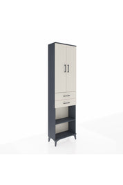 Arges Dolap 4 Raflı 2 Çekmeceli 2 Kapaklı 60x30x221 - S29M197V4A