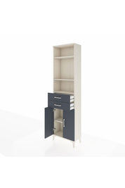Arges Dolap 4 Raflı 2 Çekmeceli 2 Kapaklı 60x30x221 - S29M198V2A