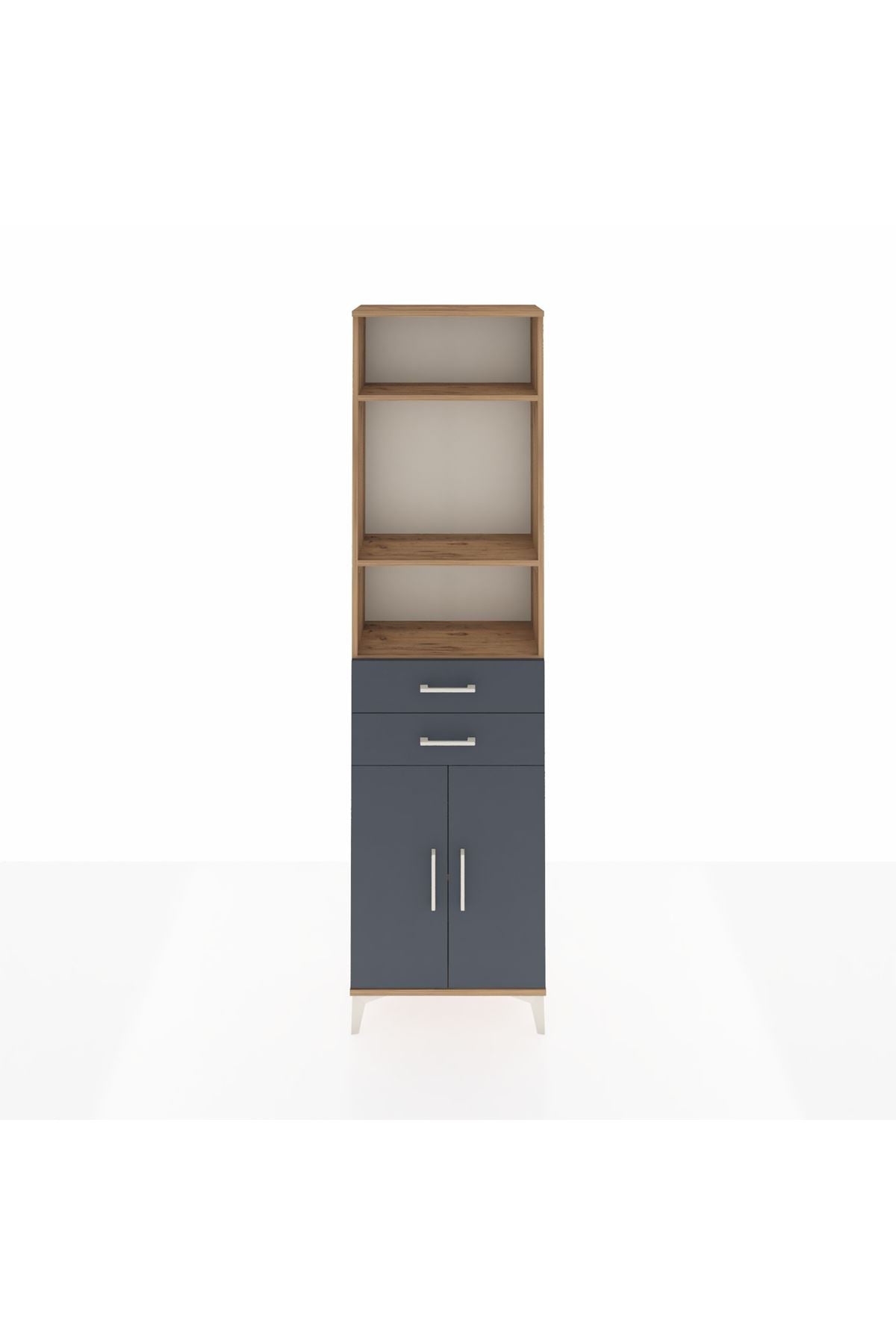 Arges Dolap 4 Raflı 2 Çekmeceli 2 Kapaklı 60x30x221 - S29M198V8A