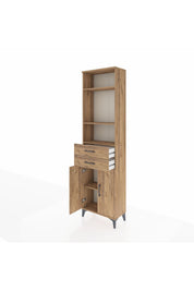 Arges Dolap 4 Raflı 2 Çekmeceli 2 Kapaklı 60x30x221 - S29M198V9A