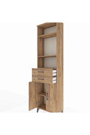 Arges Dolap 4 Raflı 2 Çekmeceli 2 Kapaklı 60x30x221 - S29M198V9A