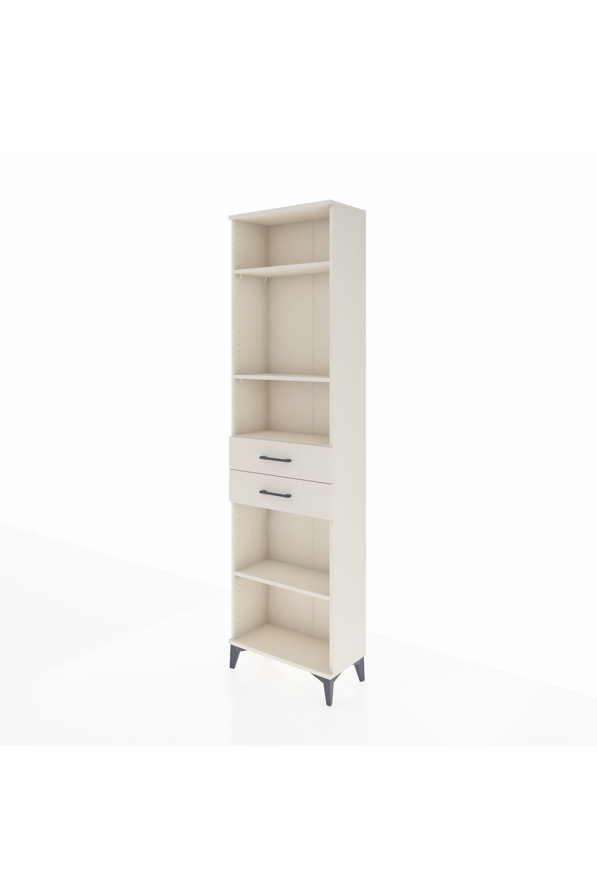 Arges Dolap 4 Raflı 2 Çekmeceli 60x30x221 - S29M199V1A