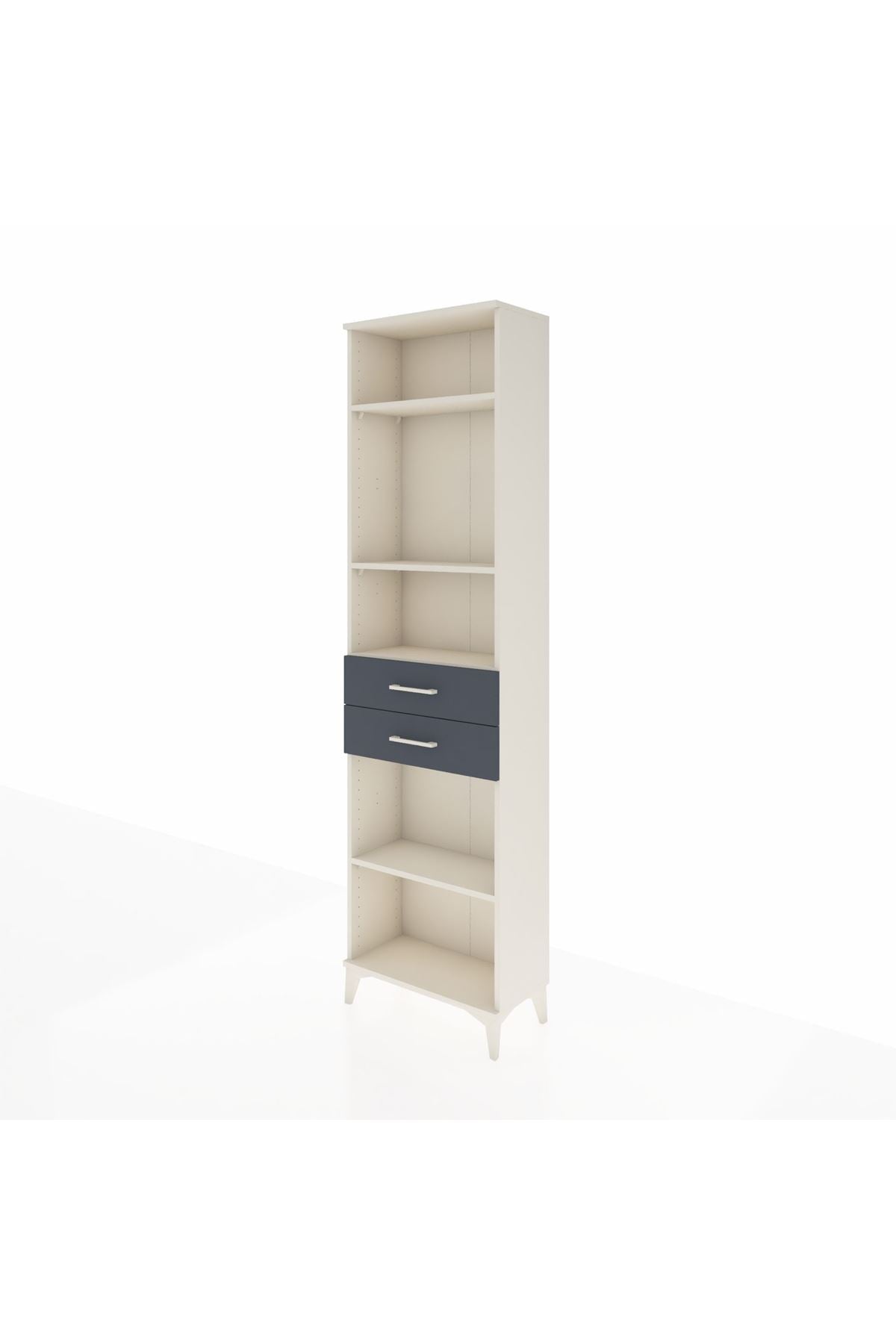 Arges Dolap 4 Raflı 2 Çekmeceli 60x30x221 - S29M199V2A