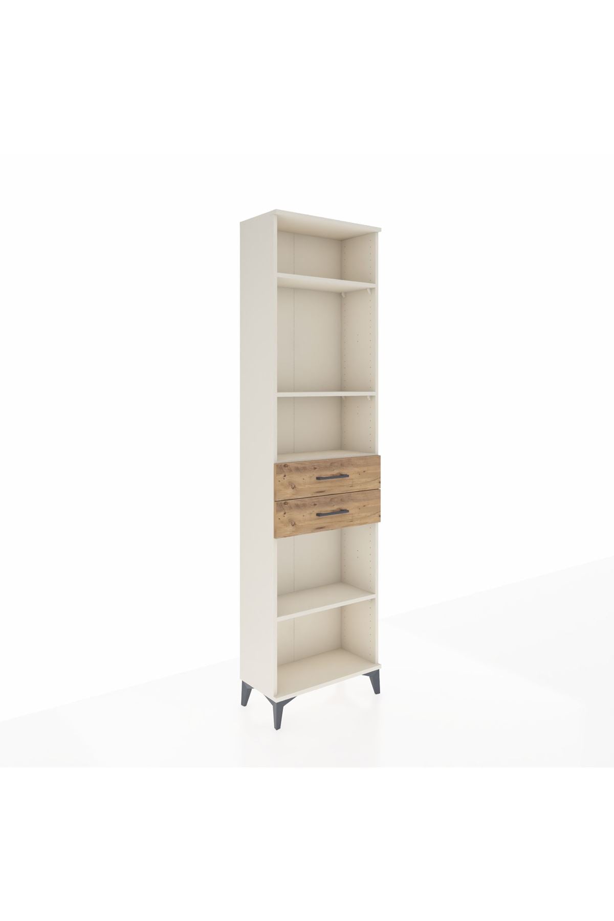 Arges Dolap 4 Raflı 2 Çekmeceli 60x30x221 - S29M199V3A